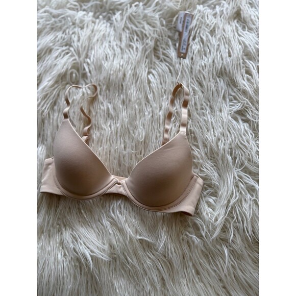 Skims Fits Everybody Plunge Bra Sand Size 32B - Picture 3 of 6